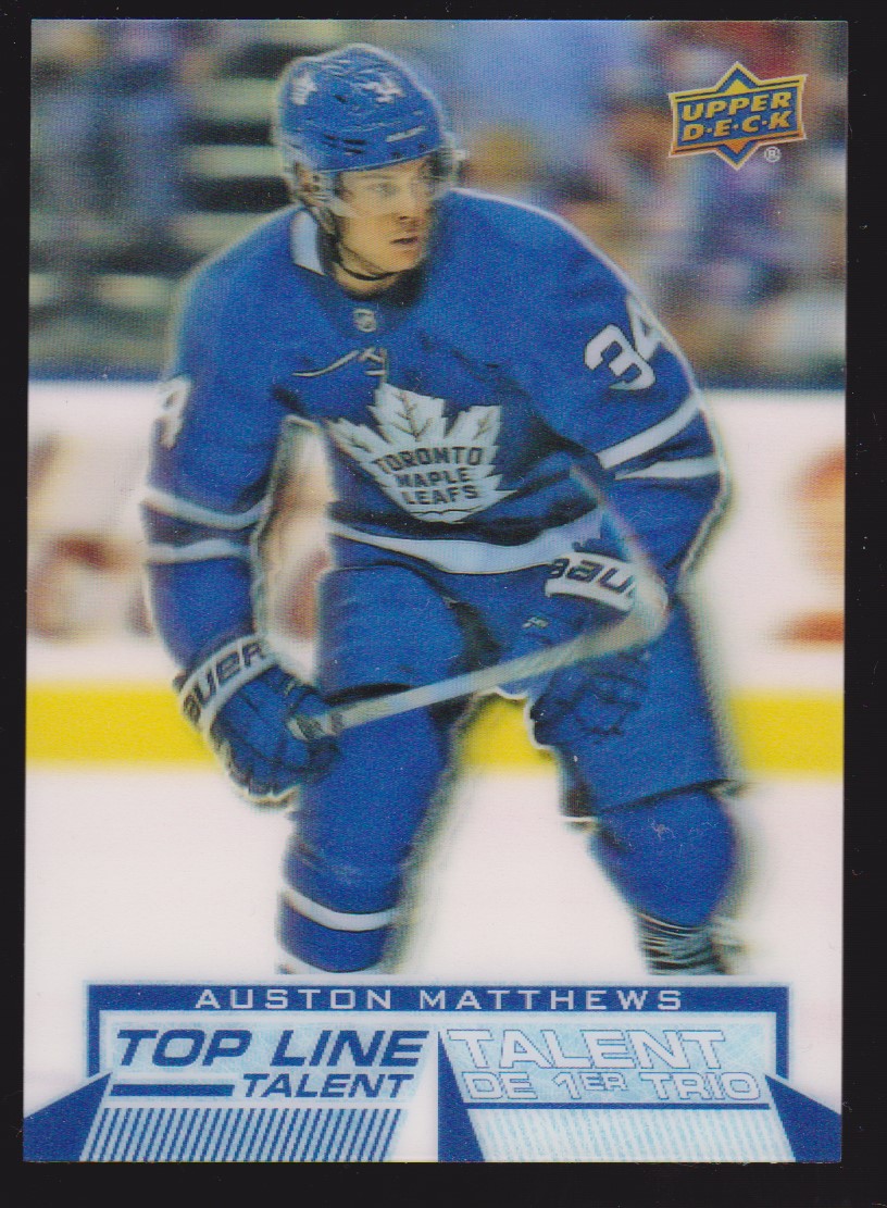 (image for) 2018-19 UD Tim Hortons Top Line Talents #TLT12 Auston Matthews